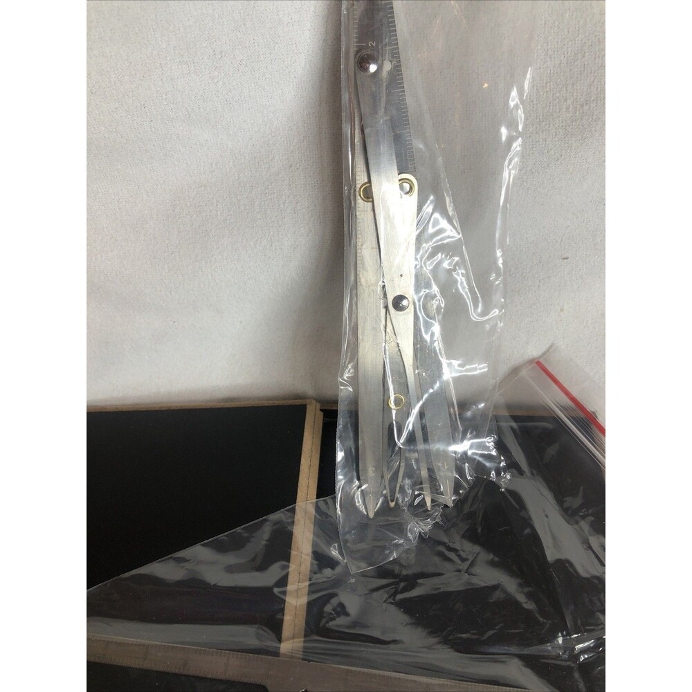 2 Pcs Eyebrow Ruler 3 Point Positioning Ruler, Silver - Picture 8 of 13